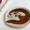 otter spoon rest ceramic handmade