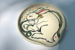 Repose cuillère : Lapin