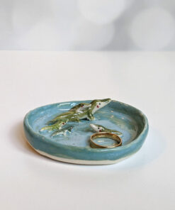 Alligator jewelry tray
