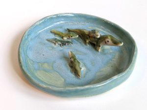 Alligator jewelry tray