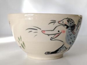 opossum family bowl
