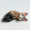 cat portrait figurine