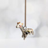 porcelain giraffe pendant