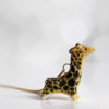 giraffe pendant porcelaine kness