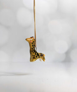 giraffe pendant porcelaine kness