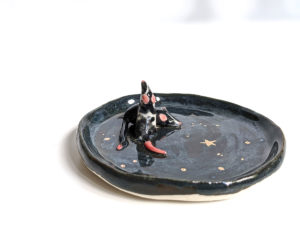 2 rat custom jewelry dish