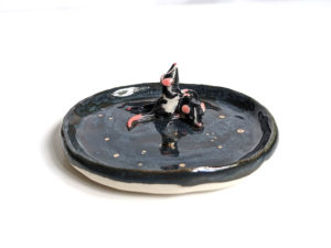 2 rat custom jewelry dish