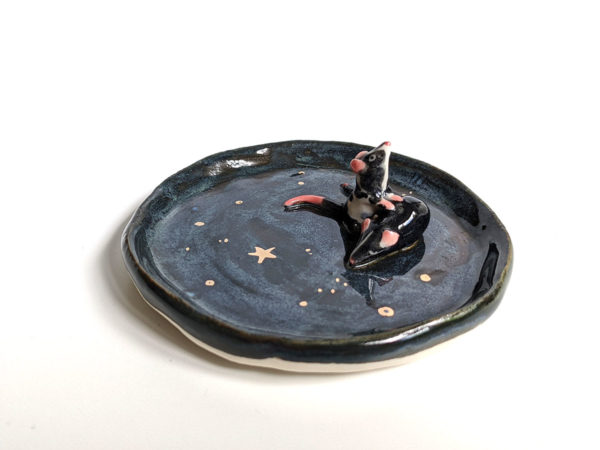 2 rat custom jewelry dish