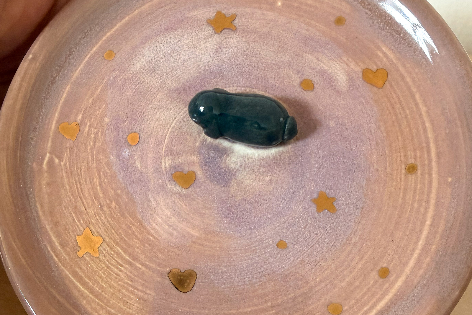 Alternative view of Porcelain Jewelry Tray : Bunny