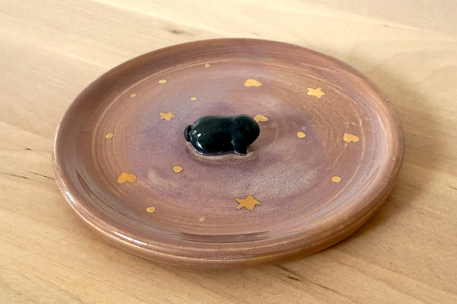 Porcelain Jewelry Tray : Bunny