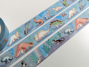 cute dinosaur pattern washi tape
