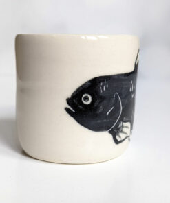 coelacanth cup porcelain
