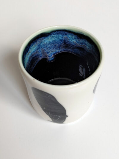 handmade mug sleeping spermwhales porcelain