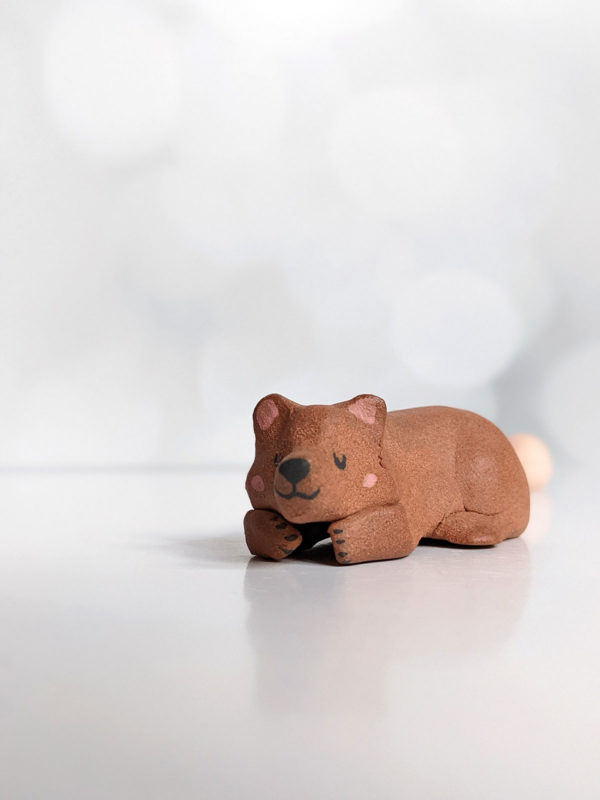 ceramic bear figurine miniature