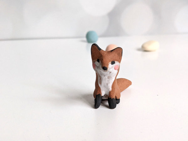 fox kit figurine