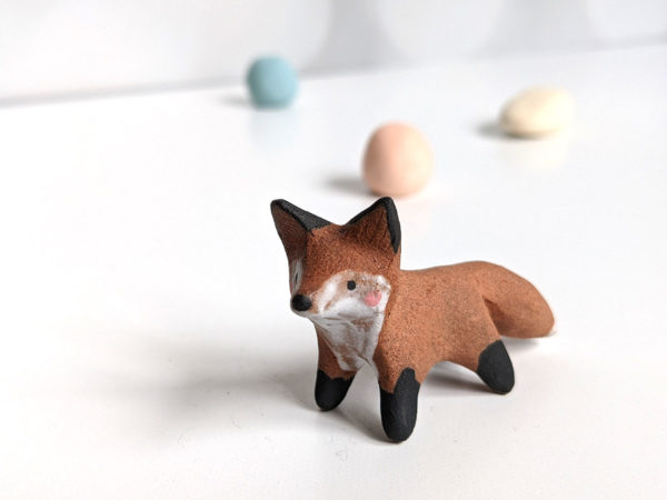 fox kit figurine