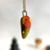 porcelain lovebird pendant