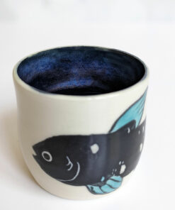 handmade coelacanth cup kness