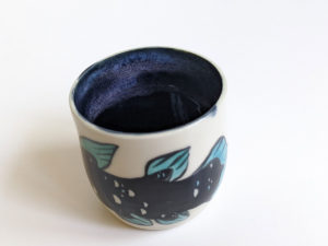 handmade coelacanth cup kness