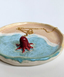 octopus beach jewelry tray