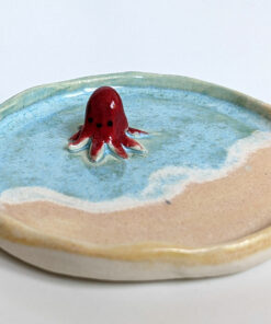 octopus beach jewelry tray
