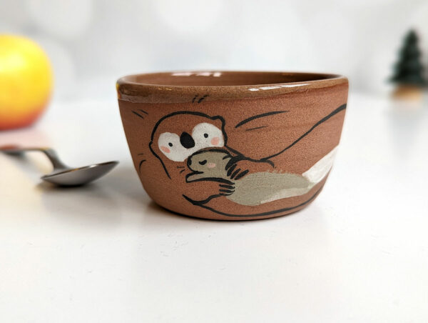 red clay otter cup