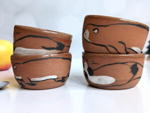 red clay otter cup