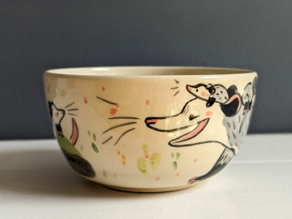 Bol Grès Blanc - Famille opossum – Image 19