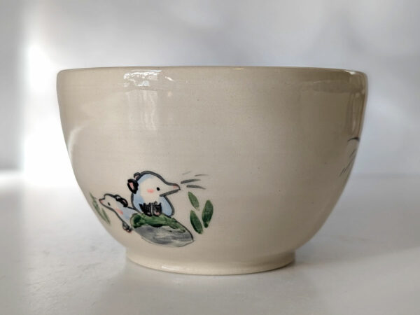 opossum family bowl