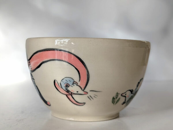 opossum family bowl