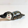 porcelain platypus figurine chopstick rest brush holder