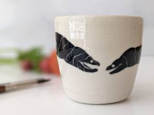 porcelain cup morray eels