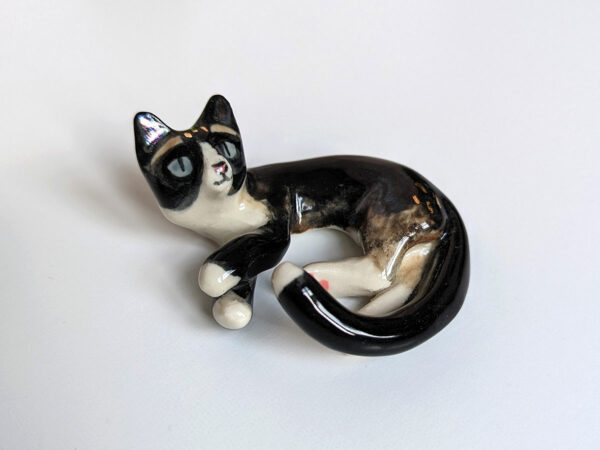 Figurine porcelaine Chat
