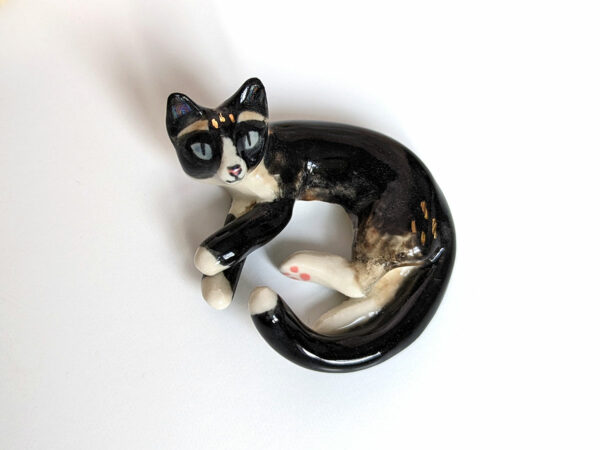 Figurine porcelaine Chat