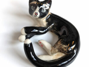 Figurine porcelaine Chat