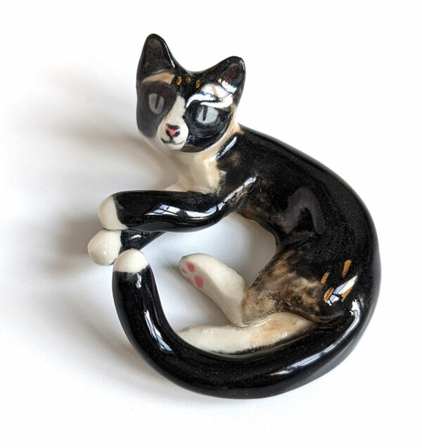 Figurine porcelaine Chat