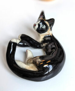 Figurine porcelaine Chat