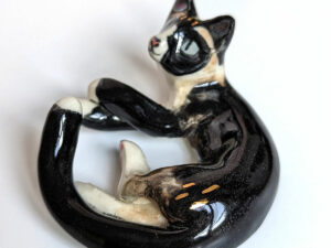 Figurine porcelaine Chat