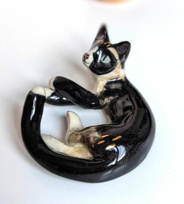 Figurine porcelaine Chat