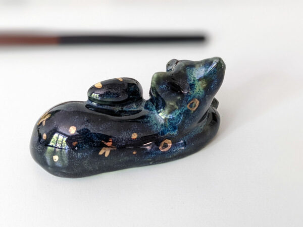 nebula cat porcelain holder