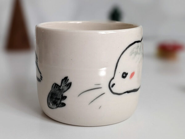 seal porcelain cup