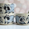 impossibly cute raccoon tumblers