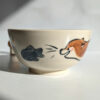 handmade stoneware bowl otter