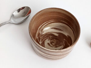 marble stoneware cup