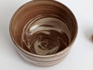 marble stoneware cup