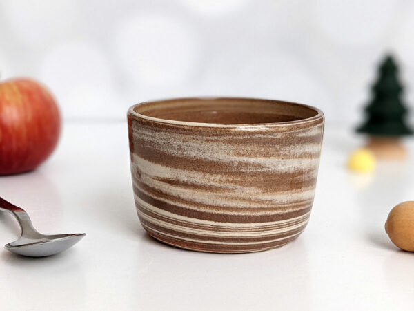 marble stoneware cup