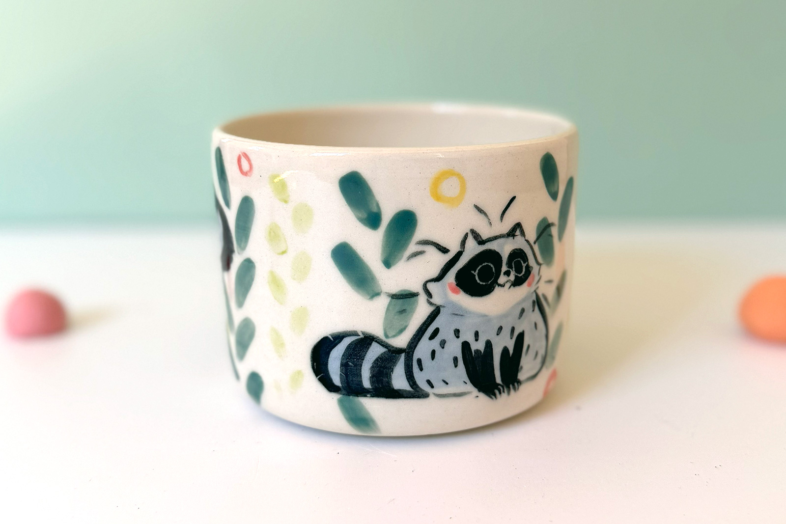 Alternative view of Cup - Raccoons