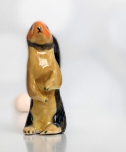 giant indian squirrel porcelain figurine