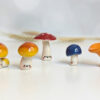 tiny porcelain mushroom