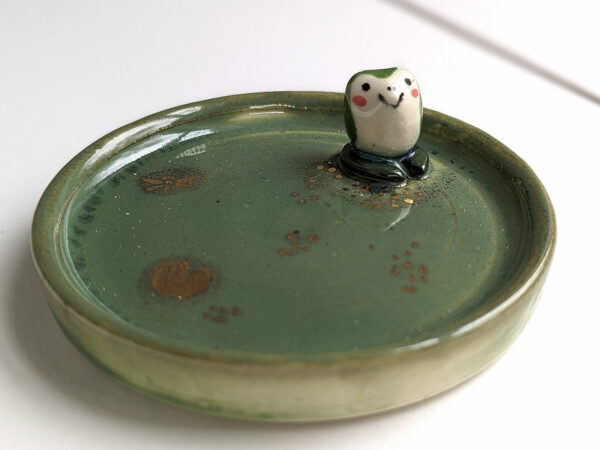 jewelry dish frog